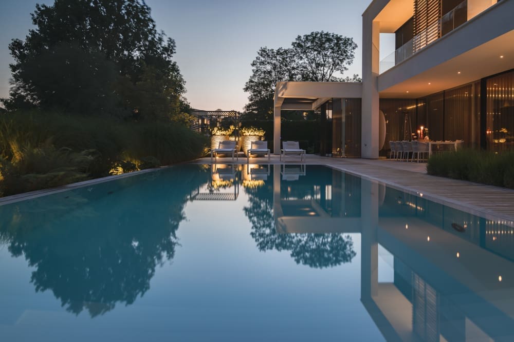 Moderne wellnesstuin